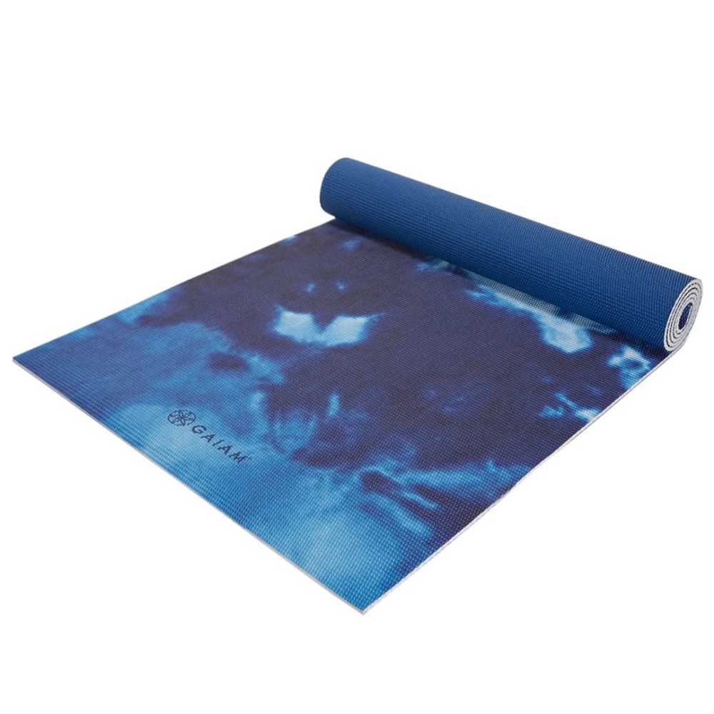 GAIAM Tie-Dye Blue Yoga Mat